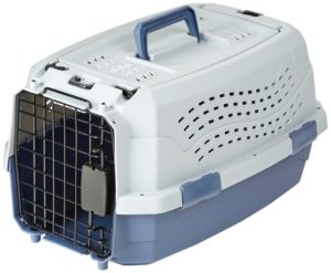 Hundetransportbox aus Kunststoff - AmazonBasics